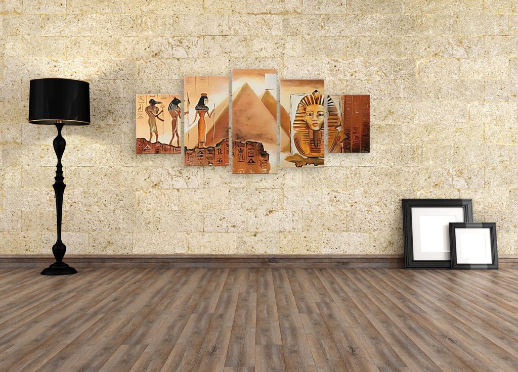 Модульная картина "Пирамиды Египта" интернен-магазин Мнекартину
