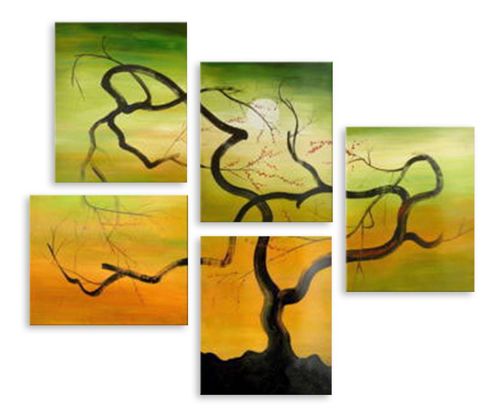 Модульная картина "Запутанное дерево" интернен-магазин Мнекартину