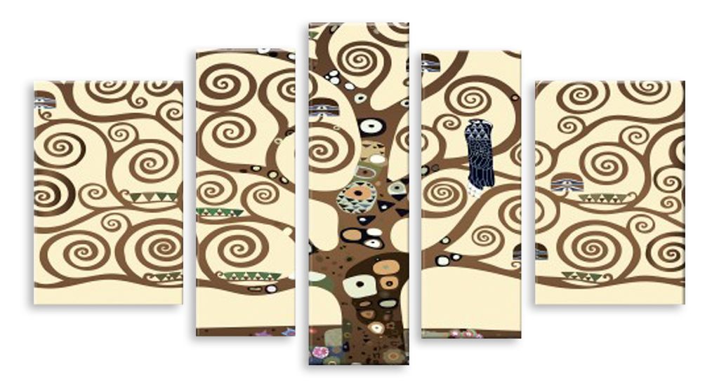 Модульная картина "Волшебное дерево" интернен-магазин Мнекартину