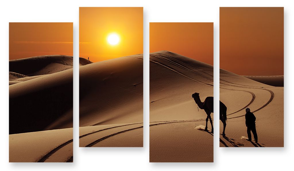 Модульная картина "Пустыня" интернен-магазин Мнекартину