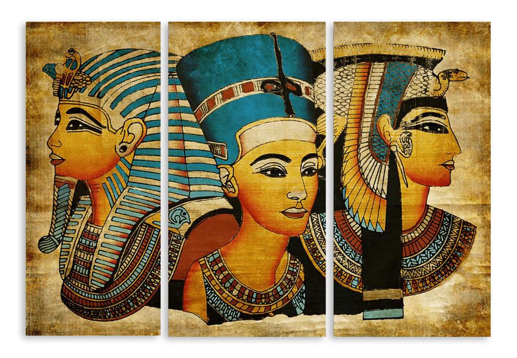 Модульная картина "Египтяне" интернен-магазин Мнекартину