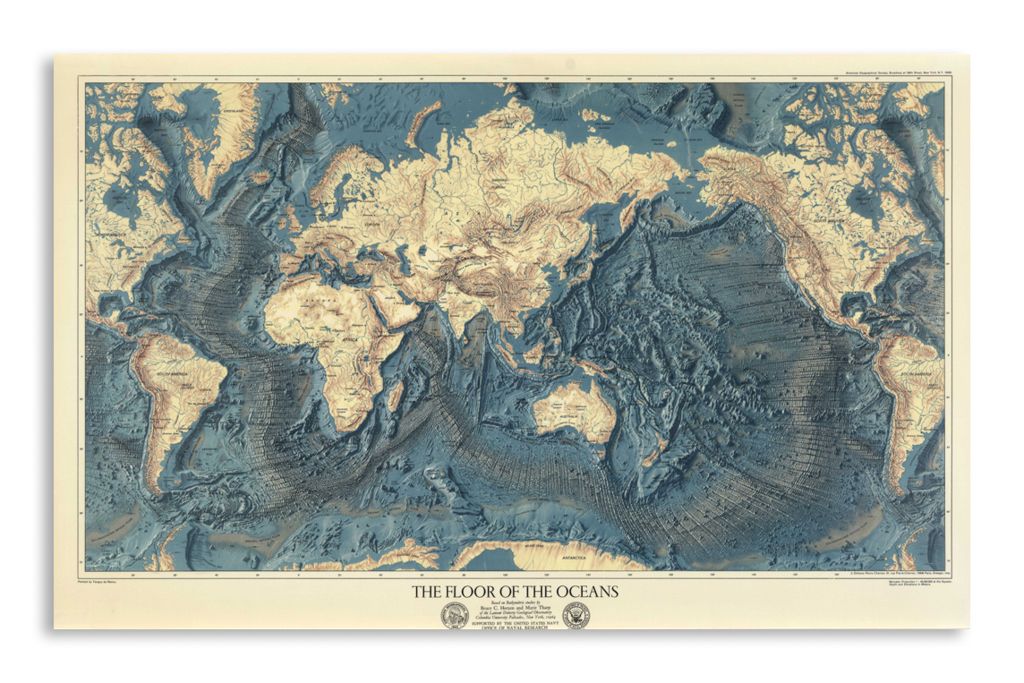 Постер "Карта мира" интернен-магазин Мнекартину