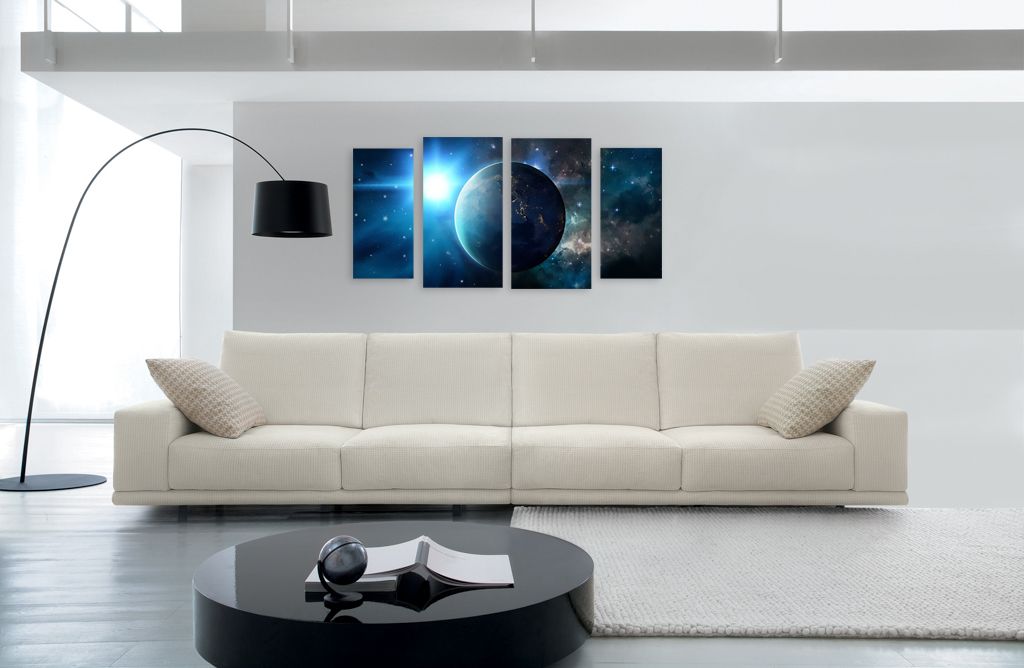 Модульная картина "Звездный космос" интернен-магазин Мнекартину