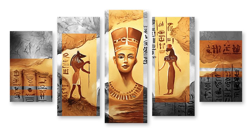 Модульная картина "Нефертити" интернен-магазин Мнекартину