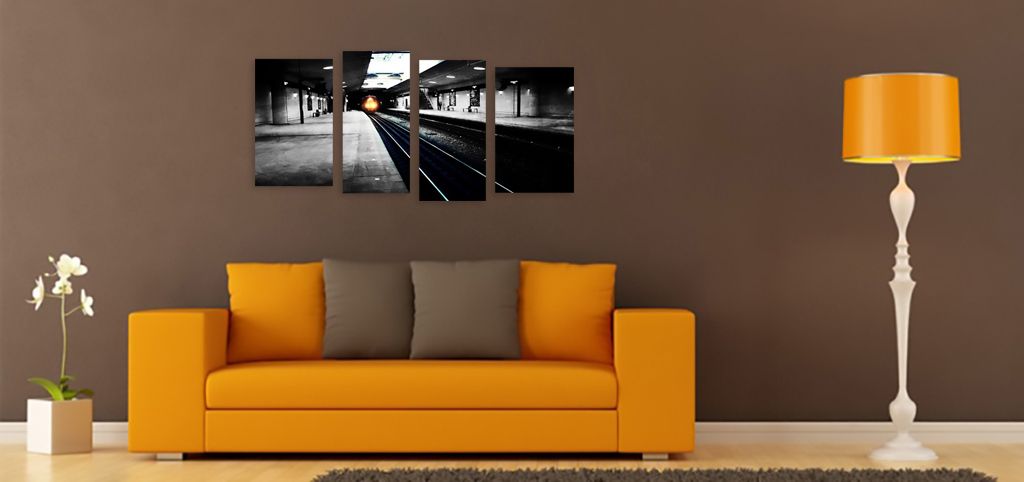 Модульная картина "Свет в конце тоннеля" интернен-магазин Мнекартину