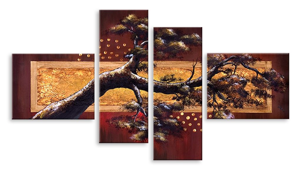 Модульная картина "Древнее дерево" интернен-магазин Мнекартину