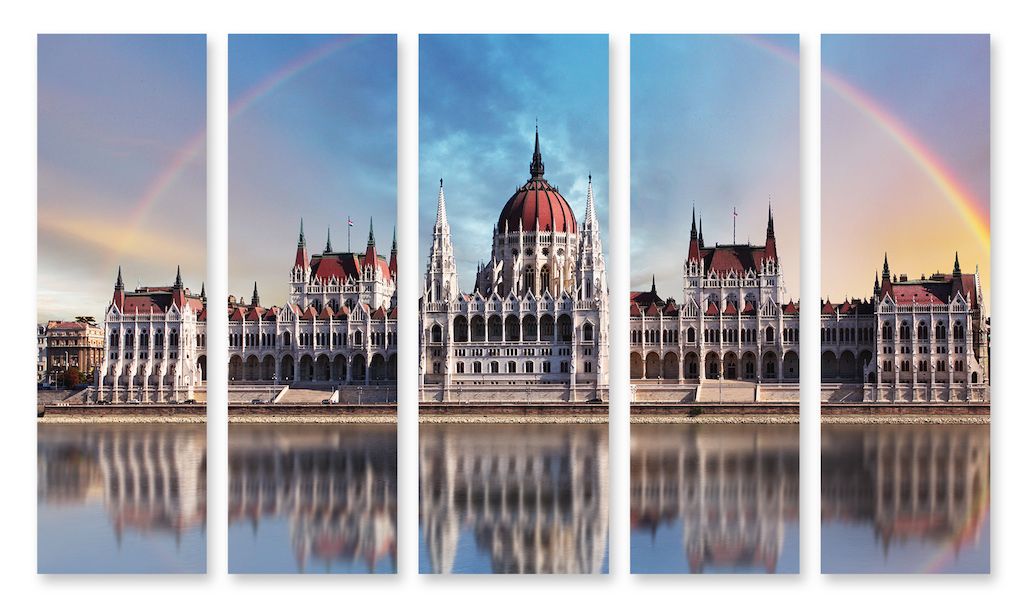 Модульная картина "Венгрия.Будапешт" интернен-магазин Мнекартину