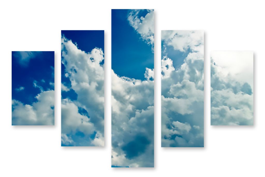 Модульная картина "Голубое небо" интернен-магазин Мнекартину