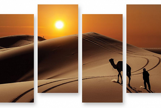 Модульная картина "Пустыня" интернен-магазин Мнекартину