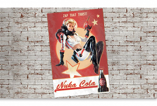 Постер "Nuka Cola" интернен-магазин Мнекартину